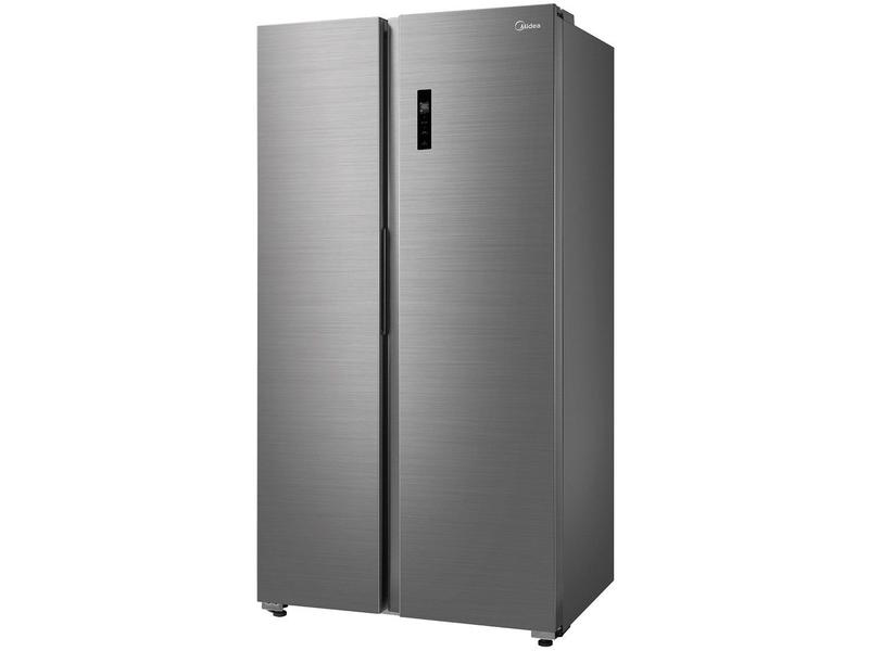 Geladeira/Refrigerador Midea Smart Frost Free Side by Side Inox